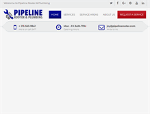 Tablet Screenshot of pipelinerooter.com